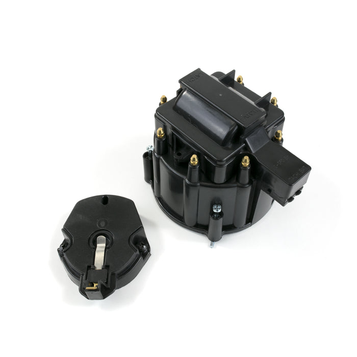 Top Street Performance JM6951BK HEI Distributor Standard Cap and Rotor Kit; 8 Cylinder Male; Black - Truck Part Superstore