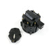 Top Street Performance JM6951BK HEI Distributor Standard Cap and Rotor Kit; 8 Cylinder Male; Black - Truck Part Superstore