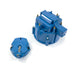 Top Street Performance JM6953BL HEI Distributor Standard Cap and Rotor Kit; 6 Cylinder Male; Blue - Truck Part Superstore