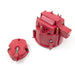Top Street Performance JM6953R HEI Distributor Standard Cap and Rotor Kit; 6 Cylinder Male; Red - Truck Part Superstore