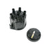 Top Street Performance JM6976BK Pro Series Distributor Cap and Rotor Kit; 6 Cylinder Female; Black - Truck Part Superstore