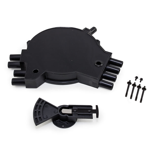 Top Street Performance JM6981BK Black Chevrolet LT1 Gen. 1 1992-1994 Opti-Spark I Distributor Cap and Rotor Kit - Truck Part Superstore