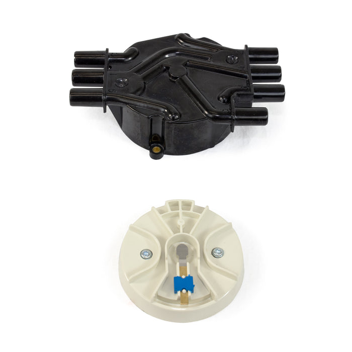 Top Street Performance JM6985BK Black V6 Vortec Distributor Female Cap and Rotor Kit - Truck Part Superstore