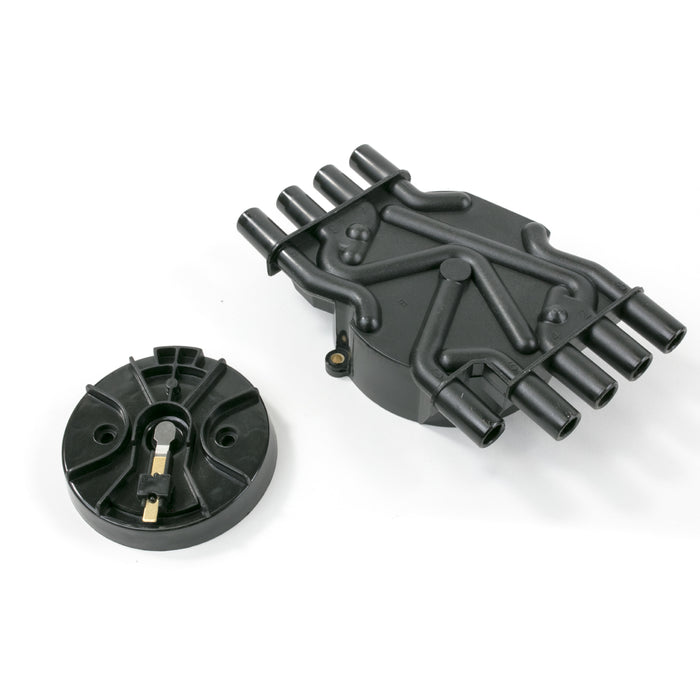 Top Street Performance JM6986BK Black V8 Vortec Distributor Female Cap and Rotor Kit - Truck Part Superstore