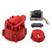 Top Street Performance JM6992R HEI Distributor Standard Cap Tune Up Kit; 8 Cylinder Male; Red - Truck Part Superstore