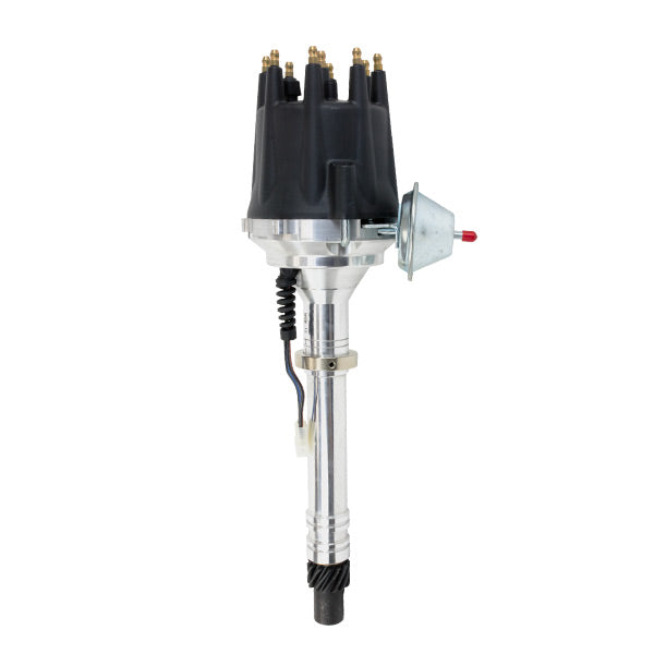 Top Street Performance JM7601-1BK Pro Series Pro Billet Distributor with Vac; Chevy SB/BB Gen 2 Mark IV V8; Black - Truck Part Superstore