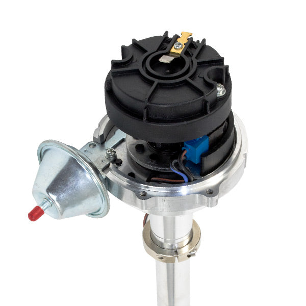 Top Street Performance JM7601-1BK Pro Series Pro Billet Distributor with Vac; Chevy SB/BB Gen 2 Mark IV V8; Black - Truck Part Superstore