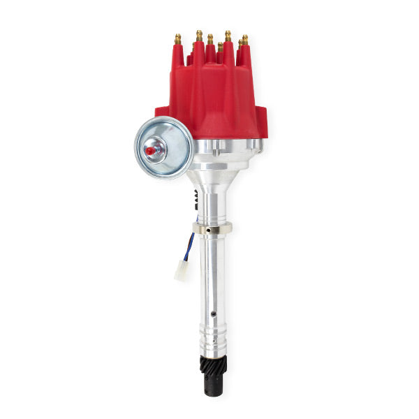 Top Street Performance JM7601-1R Pro Series Pro Billet Distributor with Vac; Chevy SB & BB Gen 2 Mark IV V8; Red - Truck Part Superstore