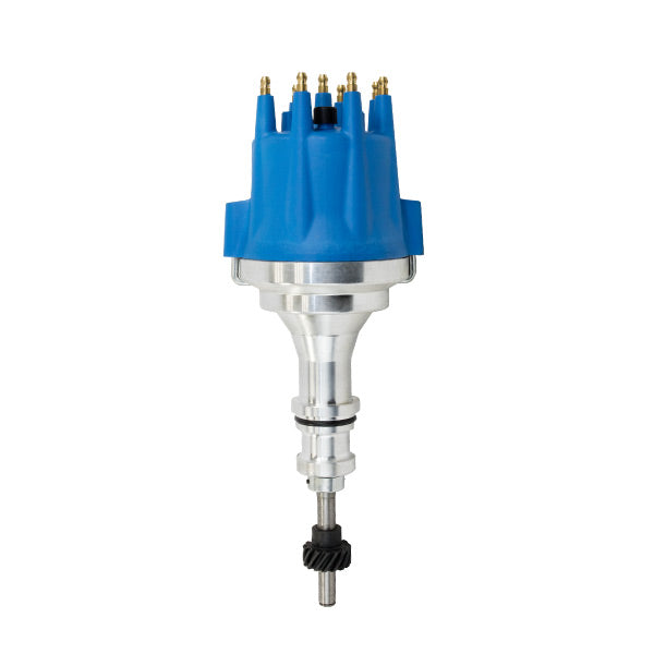 Top Street Performance JM7602BL Ford Small Block V8 (221-302) Pro Series Pro Billet Distributor with Blue Cap - Truck Part Superstore