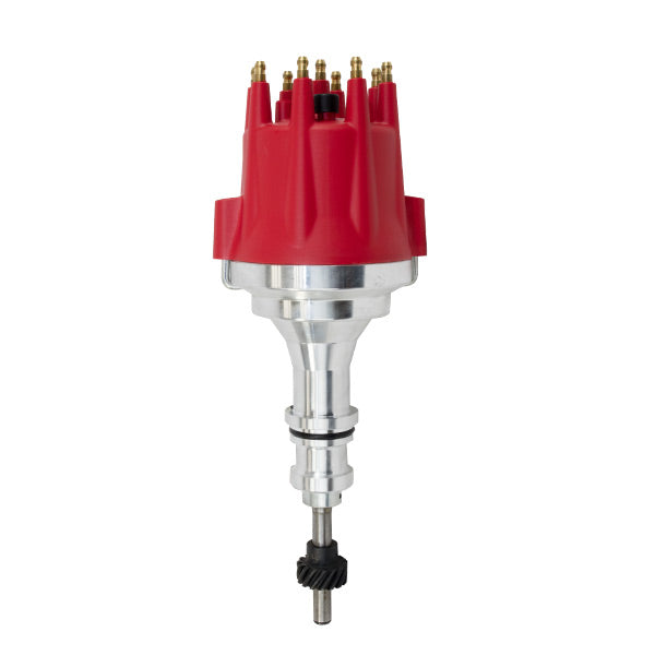 Top Street Performance JM7602R Ford Small Block V8 (221-302) Pro Series Pro Billet Distributor with Red Cap - Truck Part Superstore