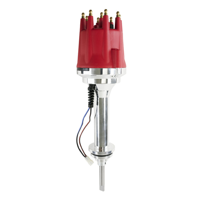 Top Street Performance JM7614R Pro Series Pro Billet Distributor; Chrysler BB V8 (413-440 "RB"); Red - Truck Part Superstore