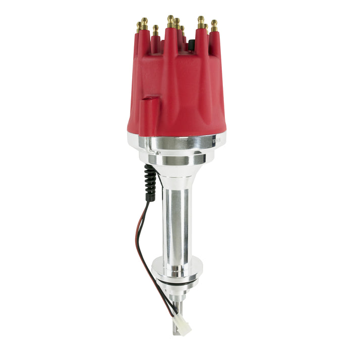 Top Street Performance JM7619R Pro Series Pro Billet Distributor; Chrysler BB V8 (383-400 "B"); Red - Truck Part Superstore