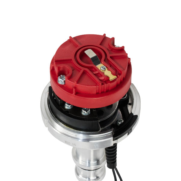 Top Street Performance JM7601R Pro Series Pro Billet Distributor; Chevy SB & BB Gen 2 Mark IV V8; Red - Truck Part Superstore