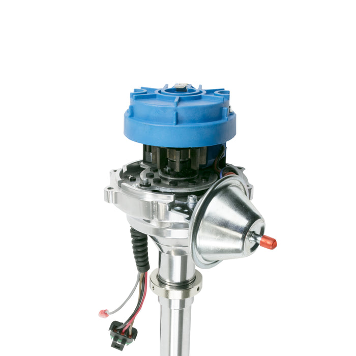 Top Street Performance JM7701BL Pro Series Ready to Run Distributor; Chevy SB & BB Gen 2 Mark IV V8; Blue - Truck Part Superstore