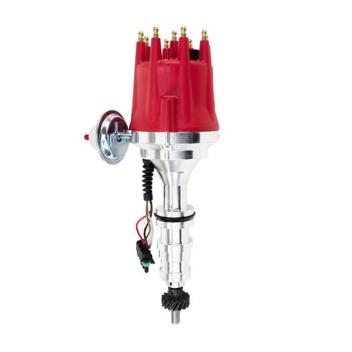 Top Street Performance JM7708R Pro Series Ready to Run Distributor; Ford FE (330-428) Cars/Light Trucks; Red - Truck Part Superstore