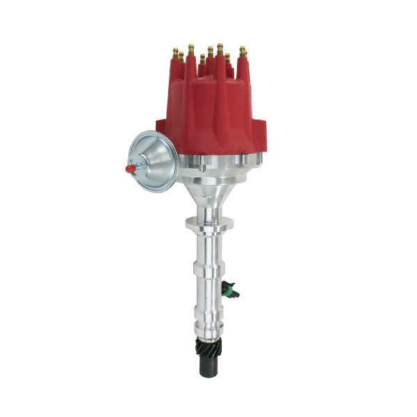 Top Street Performance JM7709R Pro Series Ready to Run Distributor; Chevrolet BB Gen. 1 "W" (348; 409); Red - Truck Part Superstore