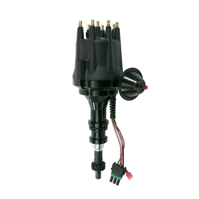 Top Street Performance JM7710ABK Ford Small Block 351W V8 All-Black Pro Series Ready to Run Distributor - Truck Part Superstore