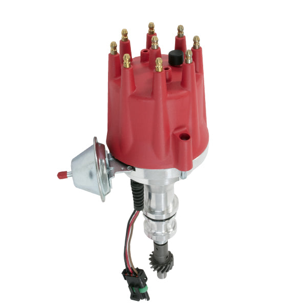 Top Street Performance JM7710R Ford Small Block 351W V8 Pro Series Ready to Run Distributor with Red Cap - Truck Part Superstore