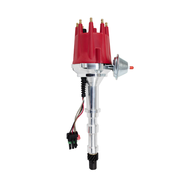 Top Street Performance JM7717R Pro Series Ready to Run Distributor; Cadillac V8 (368; 425; 472; 500); Red - Truck Part Superstore