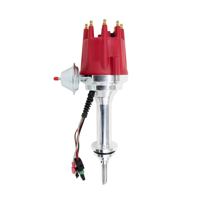 Top Street Performance JM7719R Pro Series Ready to Run Distributor; Chrysler BB "B" V8 (383; 400); Red - Truck Part Superstore