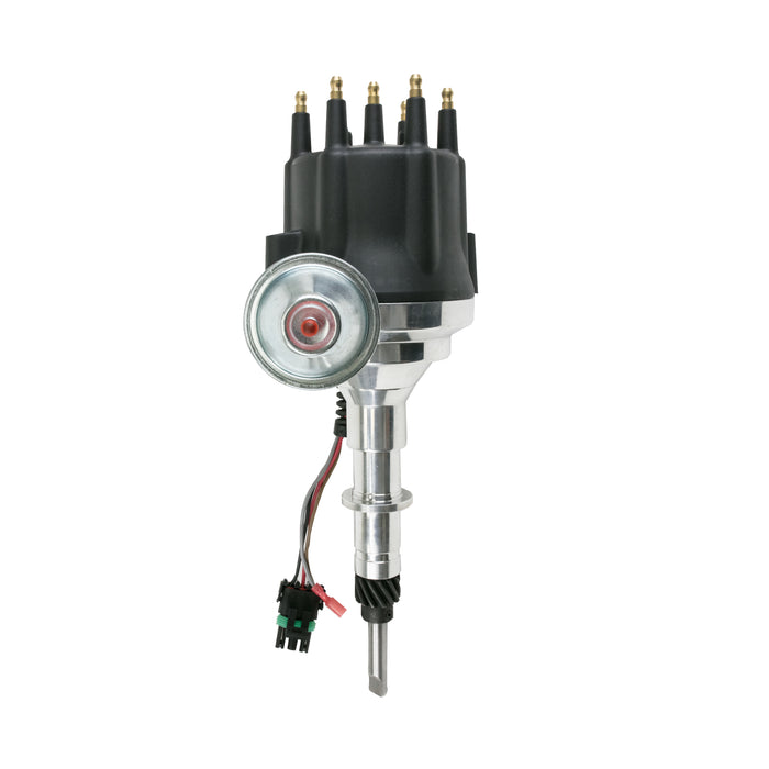 Top Street Performance JM7723BK Pro Series Ready to Run Distributor; Chevy L6 (194-292); Black - Truck Part Superstore
