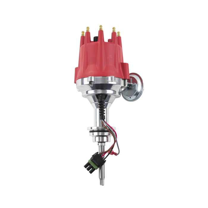 Top Street Performance JM7730R Pro Series Pro Billet Distributor; Chrysler "FirePower" (Hemi) V8 (392); Red - Truck Part Superstore
