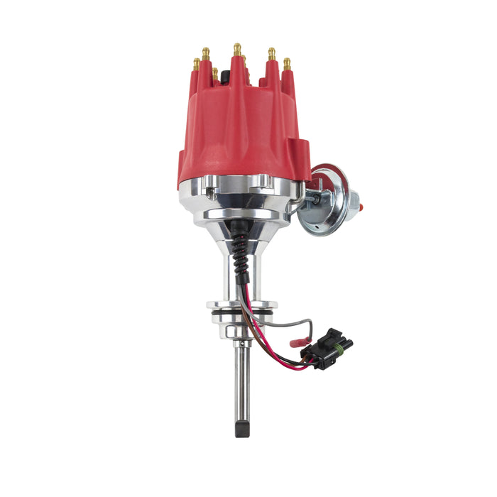 Top Street Performance JM7731R Pro Series Pro Billet Distributor; Chrysler FirePower Hemi V8 (331;354); Red - Truck Part Superstore