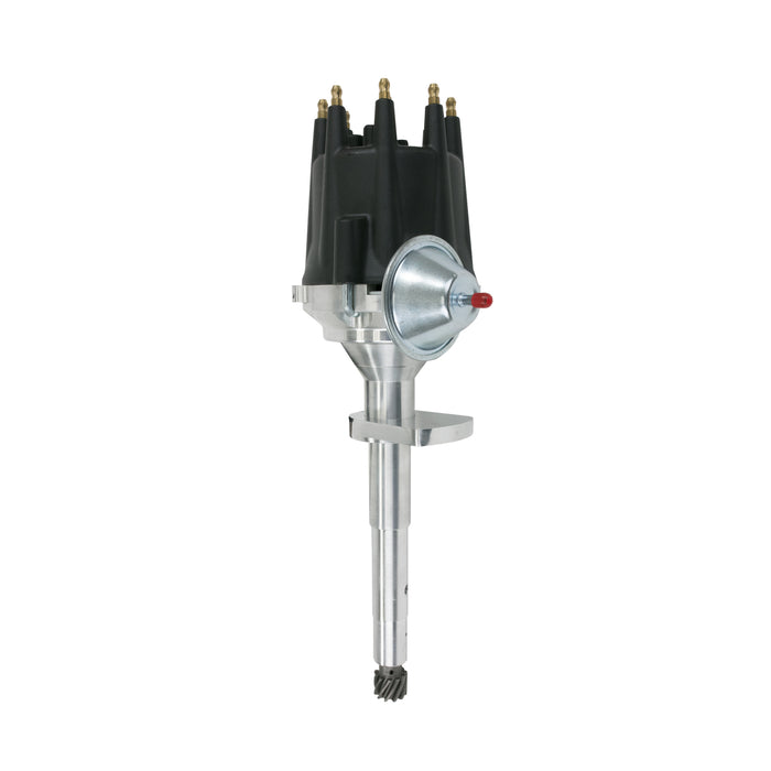 Top Street Performance JM7740BK Ford Flathead V8 (239/255) Pro Series Ready to Run Distributor with Black Cap - Truck Part Superstore