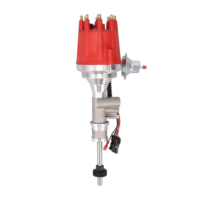 Top Street Performance JM7741R Pro Series Ready to Run Distributor; Ford Y-Block Tach Drive (272-312); Red - Truck Part Superstore