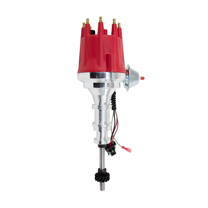 Top Street Performance JM7742R Ford Y-Block V8 (272-312) Pro Series Ready to Run Distributor with Red Cap - Truck Part Superstore