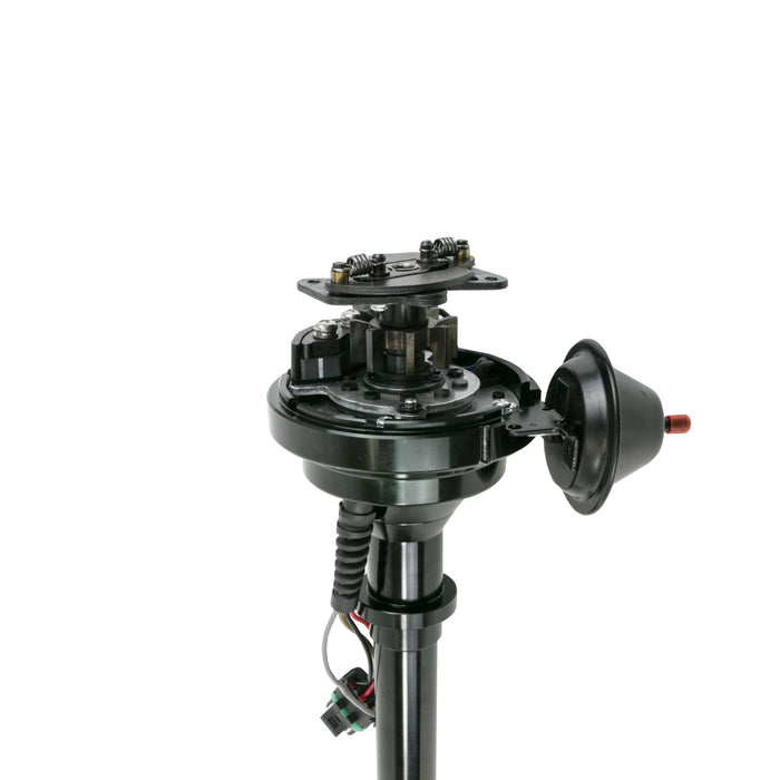 Top Street Performance JM7706ABK Pro Series Ready to Run Distributor; Ford BB;351C;400;351M V8; All Black - Truck Part Superstore