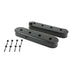 Top Street Performance JM8081-5BK Valve Covers; Fab. Alum.; wthout Coil Mounts LSX; Black - Truck Part Superstore