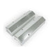 Top Street Performance JM8091-2CA Valve Covers; Fab. Alum.; Long Bolt wthout Holes SBC Perim.; Clear Anodized - Truck Part Superstore