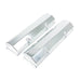 Top Street Performance JM8091-3CA Valve Covers; Fab. Alum.; Short Bolt wthout Holes SBC Perim.; Clear Anodized - Truck Part Superstore