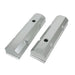 Top Street Performance JM8091-8CA Valve Covers; Fab. Alum.; Short Bolt with Holes SBC Perim.; Clear Anodized - Truck Part Superstore