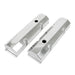 Top Street Performance JM8091-8P Valve Covers; Fab. Alum.; Short Bolt with Holes SBC Perim.; Polished - Truck Part Superstore