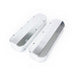 Top Street Performance JM8092-2CA Valve Covers; Fab. Alum.; Long Bolt wthout Holes BBC; Clear Anodized - Truck Part Superstore