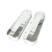 Top Street Performance JM8092-2P Valve Covers; Fab. Alum.; Long Bolt wthout Holes BBC; Polished - Truck Part Superstore