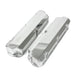 Top Street Performance JM8093-3P Valve Covers; Fab. Alum.; Short Bolt wthout Holes SBF; Polished - Truck Part Superstore