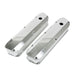 Top Street Performance JM8093-7P Valve Covers; Fab. Alum.; Long Bolt with Holes SBF; Polished - Truck Part Superstore
