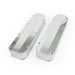 Top Street Performance JM8094-2CA Valve Covers; Fab. Alum.; Long Bolt wthout Holes BBF; Clear Anodized - Truck Part Superstore