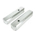 Top Street Performance JM8096-7CA Valve Covers; Fab. Alum.; Long Bolt with Holes Chrysler SB; Clear Anodized - Truck Part Superstore