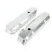 Top Street Performance JM8097-8CA Valve Covers; Fab. Alum.; Short Bolt with Holes Chrysler BB; Clear Anodized - Truck Part Superstore