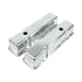 Top Street Performance JM8111-8P Valve Covers; Cast Alum.; Smooth; Short Bolt with Holes; SBC Perim.; Polished - Truck Part Superstore