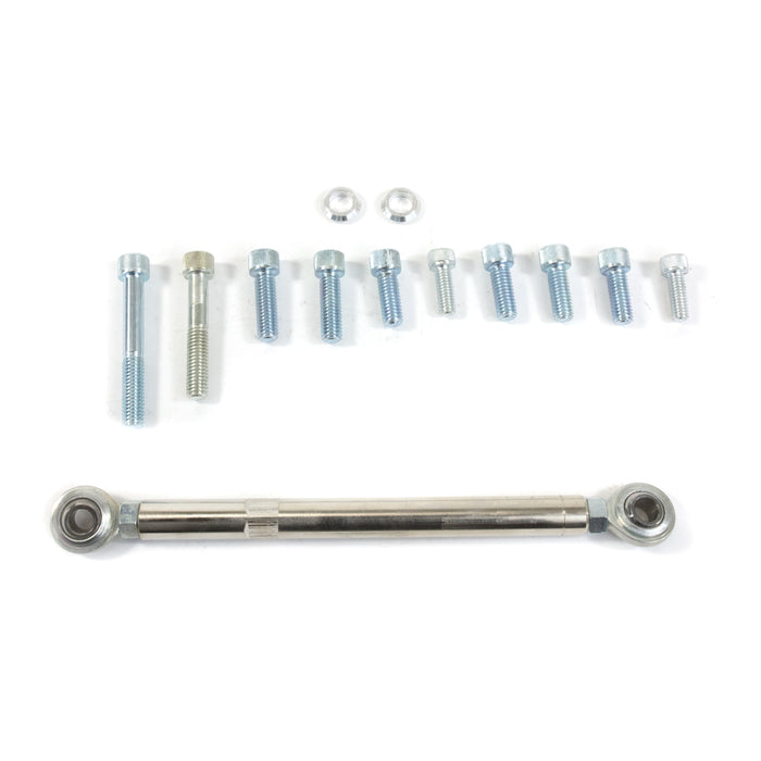 Top Street Performance JM9102C Chevy Small Block Short Water Pump Chrome Aluminum 10SI Alternator Bracket - Truck Part Superstore