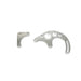 Top Street Performance JM9105-1P Power Steering Saginaw Bracket; Aluminum SBC LWP 2-Piece; Polished - Truck Part Superstore
