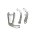 Top Street Performance JM9105C Power Steering Saginaw Bracket; Aluminum SBC Long Water Pump; Chrome - Truck Part Superstore