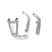 Top Street Performance JM9105P Power Steering Saginaw Bracket; Aluminum SBC Long Water Pump; Polished - Truck Part Superstore