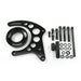 Top Street Performance JM9121BK Alternator 10SI Bracket; Aluminum SBC High-mount Long Water Pump; Black - Truck Part Superstore