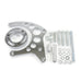 Top Street Performance JM9121C Alternator 10SI Bracket; Aluminum SBC High-mount Long Water Pump; Chrome - Truck Part Superstore